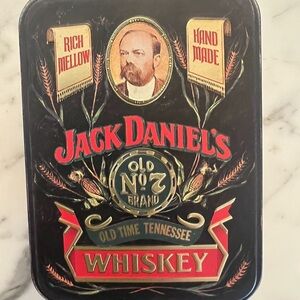 Jack Daniel's Whiskey Tin and Playing Cards New